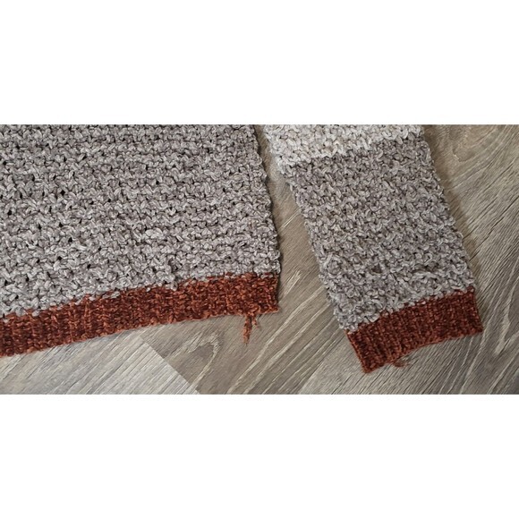 Daytrip Buckle Womens Pullover Knit Sweater‎ Striped Scoop Neck Size M *see pics - Picture 6 of 7